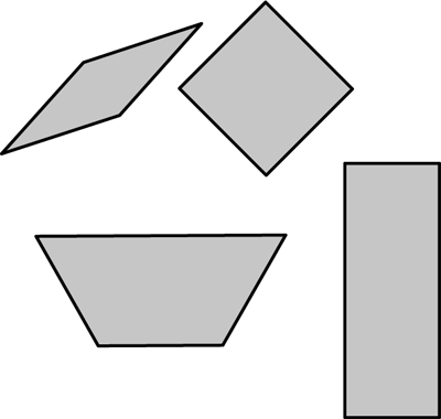 examples of quadrilaterals